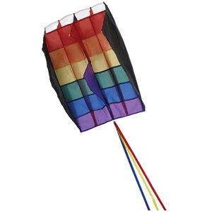 5- Parafoil Rainbow Kite - Includes Line And Case